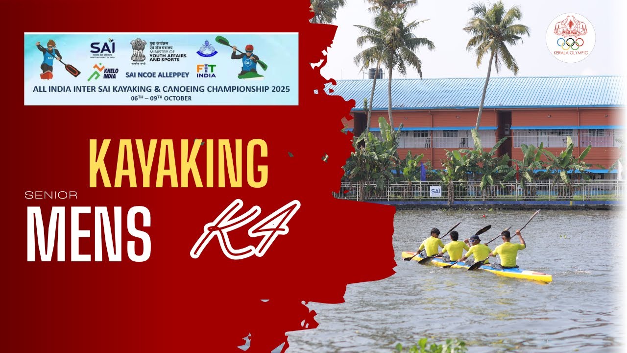 Senior Men's Kayaking Group | Highlights|10th All India Inter-SAI Kayaking & Canoeing C'ship 2025