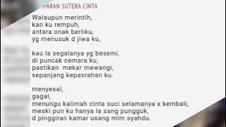Hamparan Sutera Cinta (lirik)