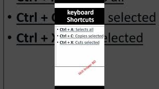 keyboard shortcuts that use the Ctrl key #youtubeshorts #viralshort #computer  #advancedexcel
