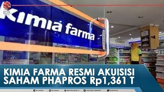 Idx channel - pt kimia farma (persero) tbk (kaef) telah menyelesaikan
proses akuisisi 56,77% saham phapros yang dimiliki rajawali nusantara
indonesia atau...