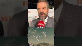 David Harbour loves playing Starfield! #starfield #rpg #xbox #pc  #gaming #strangerthings #boxlunch