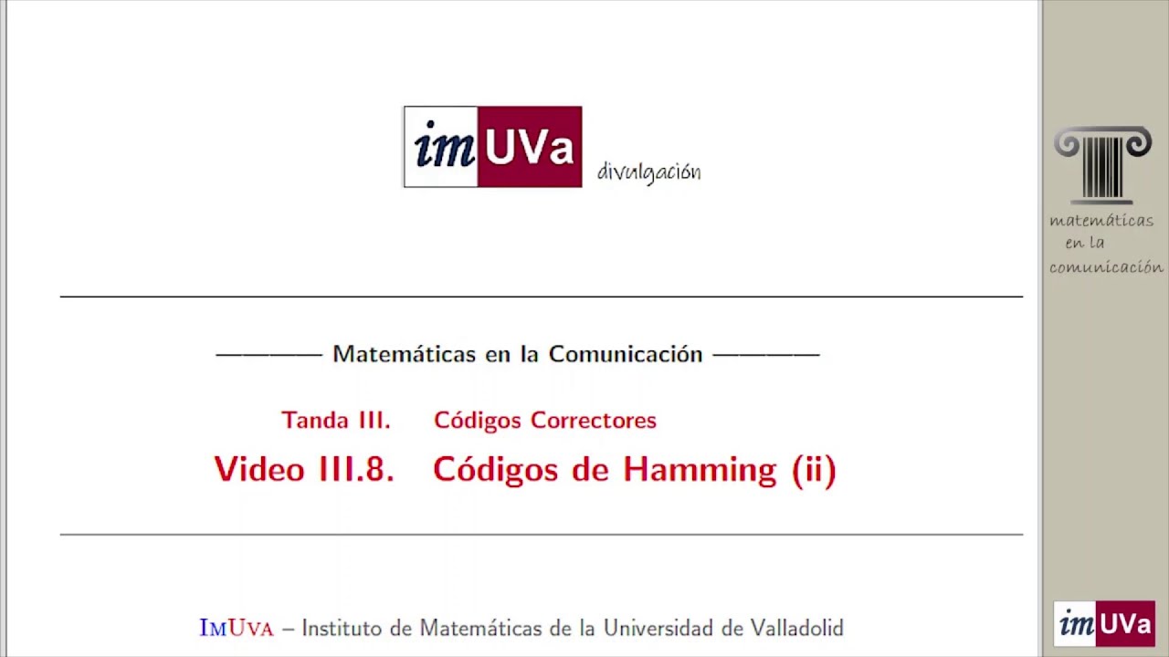 Códigos de Hamming (ii)