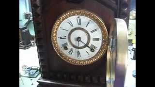 Ansonia mantle striking clock with no self correcting mechanism - Setting up