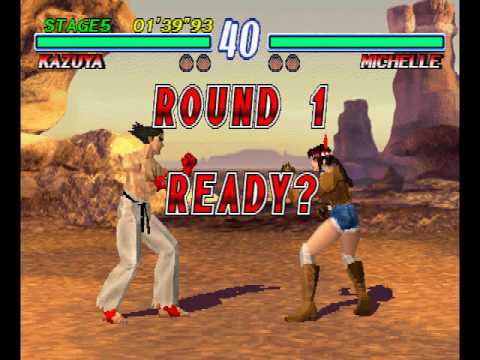 Tekken 2 ( PS1 ) - Kazuya - Arcade Mode - Original Music ( Oct 15, 2016 )