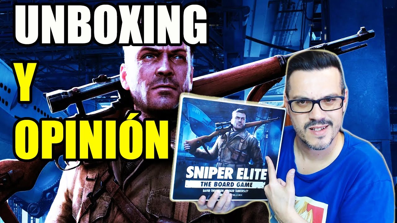 SNIPER ELITE THE BOARD GAME UNBOXING y OPINIÓN