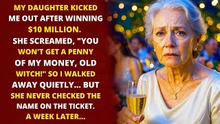 My Daughter Kicked Me Out After Winning $10 Million — But the Ticket Was in My Name | Her Stories