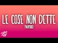 Mahmood - Le Cose Non Detto 🎶