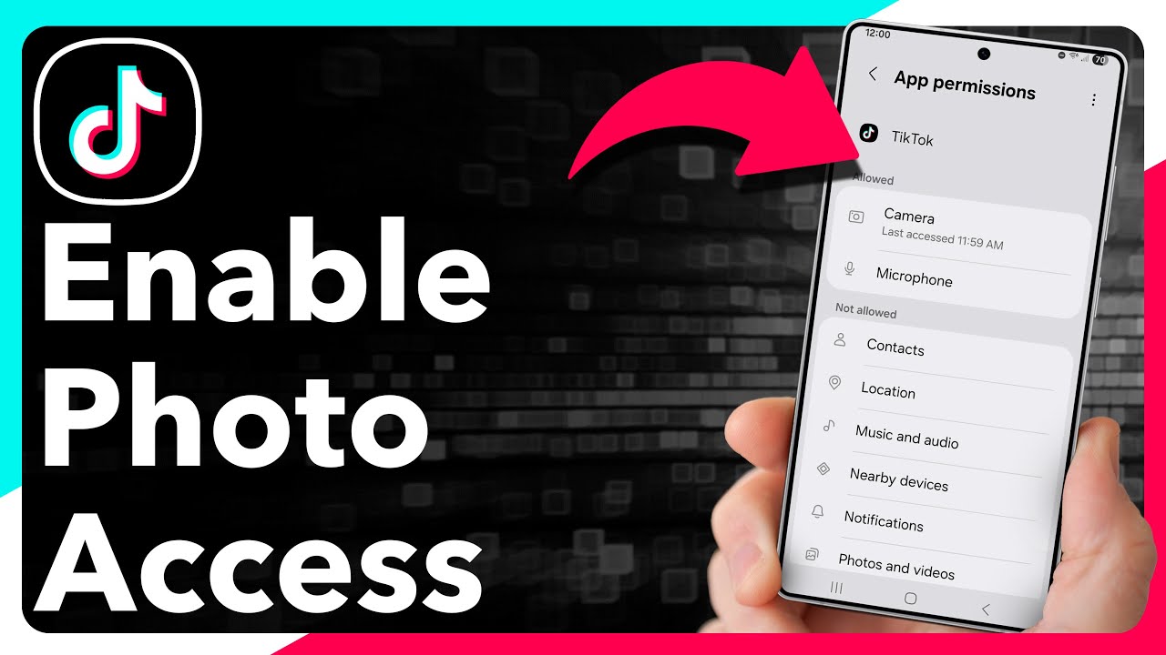 How To Allow TikTok To Access Photos On Android