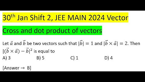 Let a ⃗ and b ⃗ be two vectors such that |b ⃗|=1 and |b ⃗×a ⃗|=2. Then |(b ⃗×a ⃗)-b ⃗|^2 is equal to