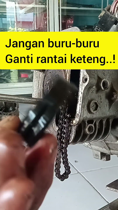 Signs of a damaged motorcycle timing chain #suprax125