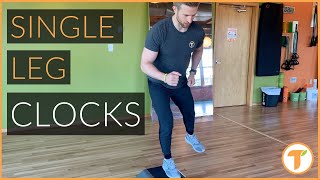 Improve Lateral Hip Endurance and Control | Single Leg Clocks