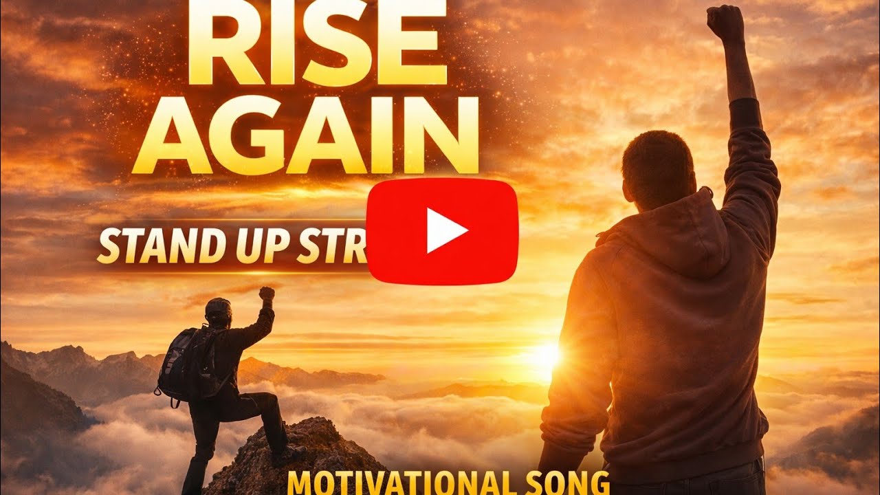 RISE AGAIN – Powerful English Motivational Song | Never Give Up | Life Changing Music