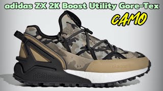 CAMO adidas ZX 2K Boost Utility Gore-Tex DETAILED LOOK and Release Update