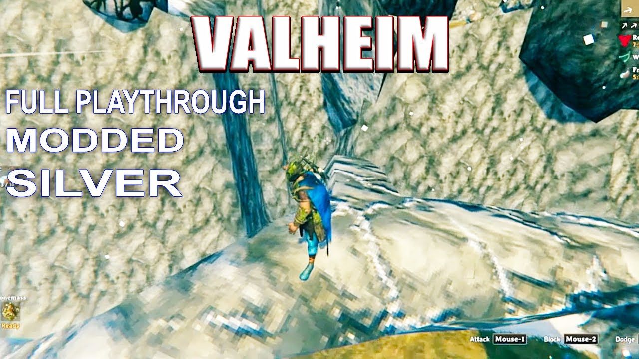 Mining Silver, Exploring The Snowy Mountains Of Valheim - Valheim - 13