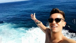 Gaz Beadle At The Beach On Snapchat April 6 2017