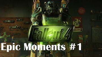 Fallout 4 PC 1080p | Shooting a Mini Nuke off a Super Mutant