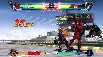 UMvC3 (PS4) - Deadpool/Dante/Skrull Combo