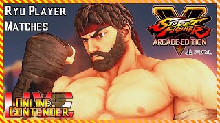 “Studying” Menat | Street Fighter V (PS4) • Ryu Casual Matches ► Online Contender Live