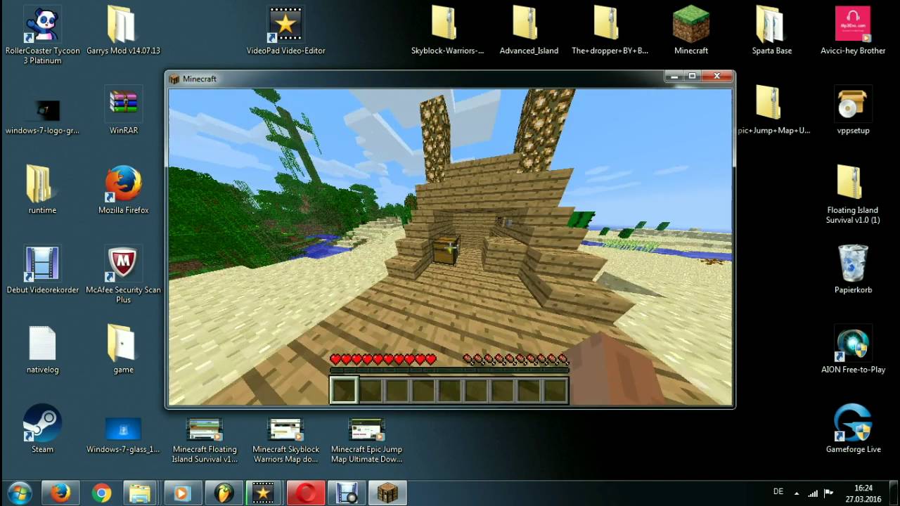 Minecraft Epic Jump Map 2 0 Final download - YouTube