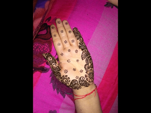Easy Simple And Latest Arabic Heena Mehndi Designs For Hands 2017