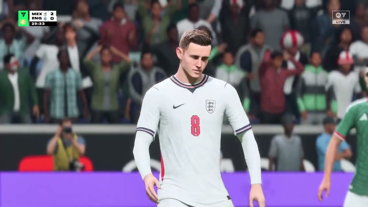 July 6, 2026 | England v Mexico | Round of 16 | World Cup 26 | WC26 | EA FC26 Gameplay