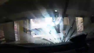 Car washer. time lapse