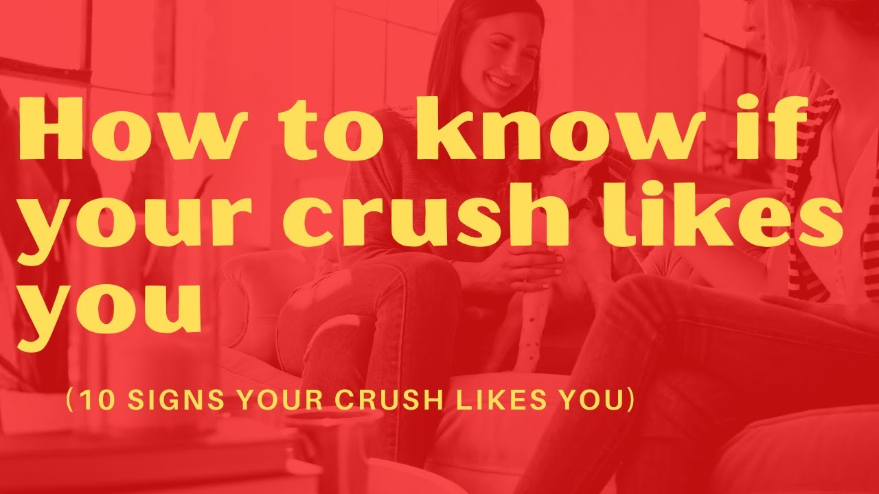 how to know if your crush likes you. (10 signs your crush likes you) YouTube