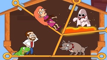 Home Pin / Pull The Pin / ios android gameplay walkthrough Levels 300-315 Part #20