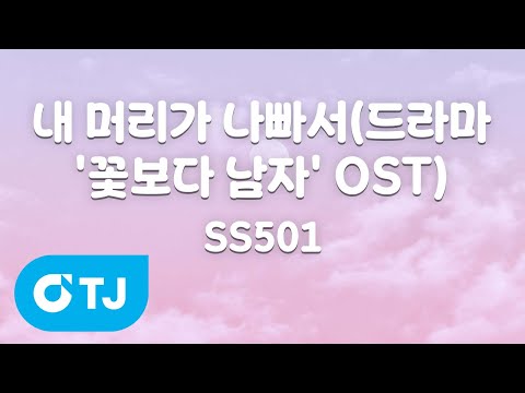 Capa de [TJ노래방] 내머리가나빠서(드라마'꽃보다남자'OST) - SS501 / TJ Karaoke