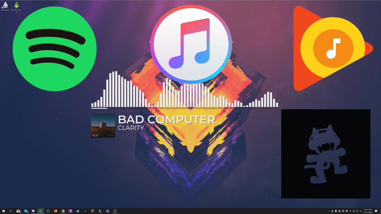 Monstercat Visualizer with Spotify Support! (3rd Video... - youtube