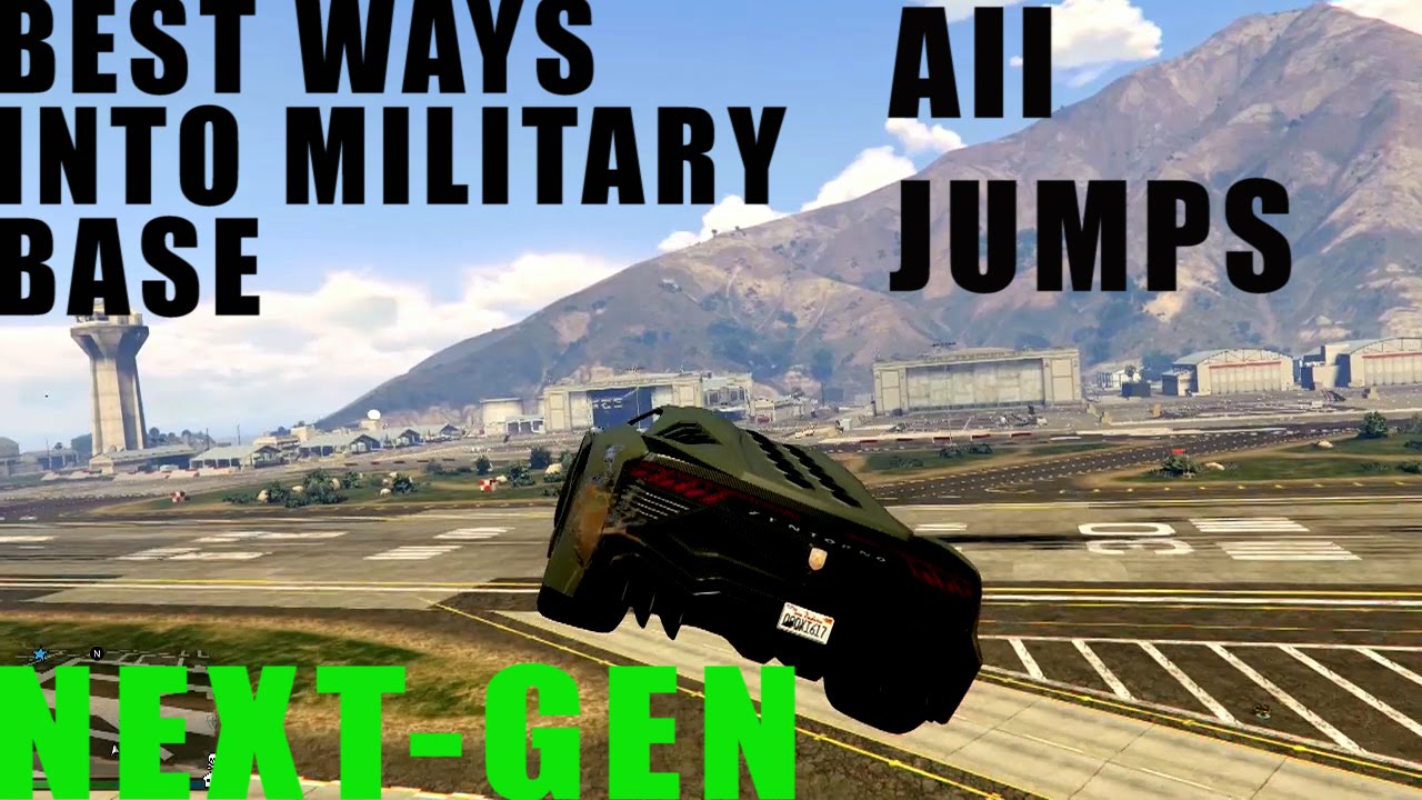 How To Get Into The Military Base GTA 5 Next Gen YouTube 