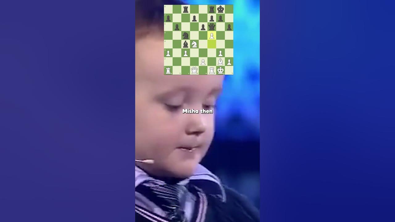 3 Year Old Chess Prodigy Misha vs Anatoly Karpov 