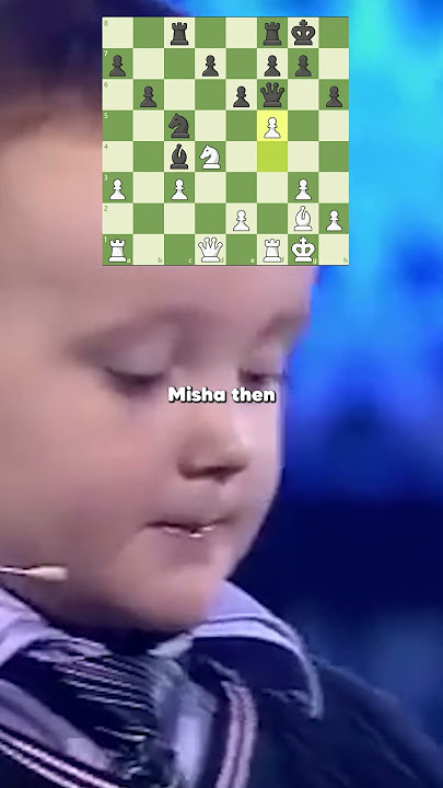 3 Year Old Chess Prodigy Misha vs Anatoly Karpov 