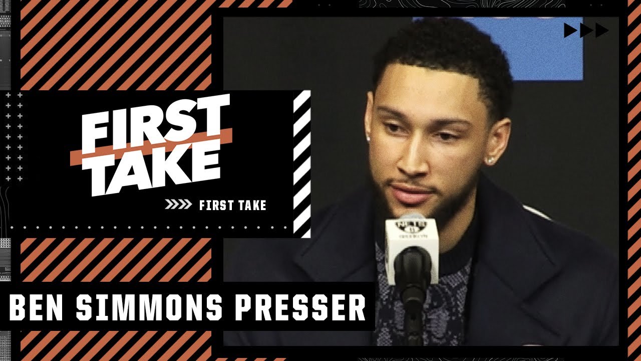 Ben Simmons' first presser as a member of the Brooklyn Nets | First Take