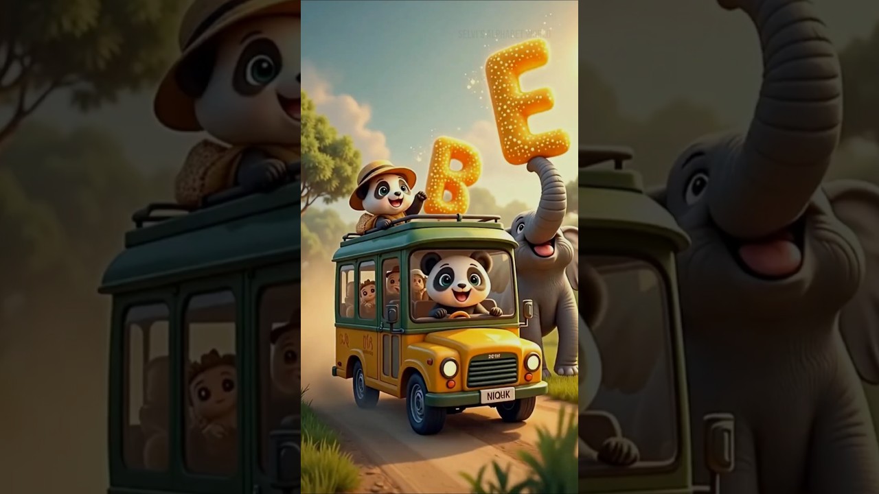 Great ABC Safari 🐘🐊 | ABC Song for Kids | Alphabet Learning Adventure A to F | Animal Phonics Song