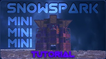 SnowSpark MINI ❄️ – 2x1 Snowball Base for Solos & Duos | Rust BASE building TUTORIAL