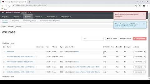Resize de disco -  Volume não associado em uma instância