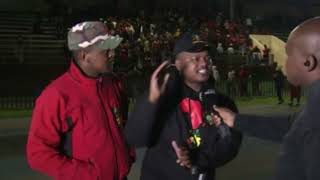 Sihle Lonzi Of The Effyl Speaking To Sabc 