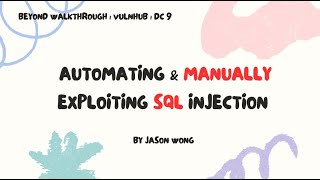 DC-9 VulnHub Walkthrough | Automating & Manually Exploiting SQL Injection | Port Knocking