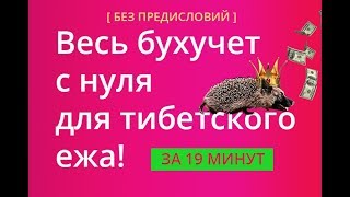 Весь бухучет с нуля для тибетского ежа! За 19 минут, без предисловий