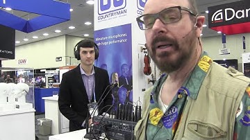 NAMM Show: Mic Style Comparison: Omni vs Uni-Directional: Countryman E6 ear-worns in NAMM20 Anaheim