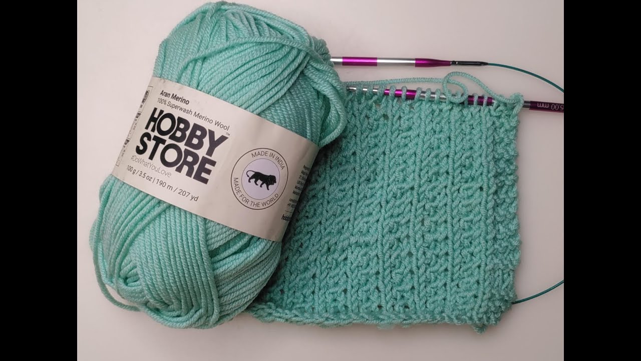 Supple rib pattern - YouTube