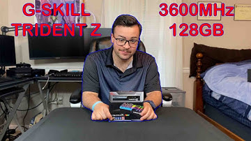UNBOXING|INSTALL: G-SKILL TRIDENT Z RGB RAM 128GB - 3600MHz