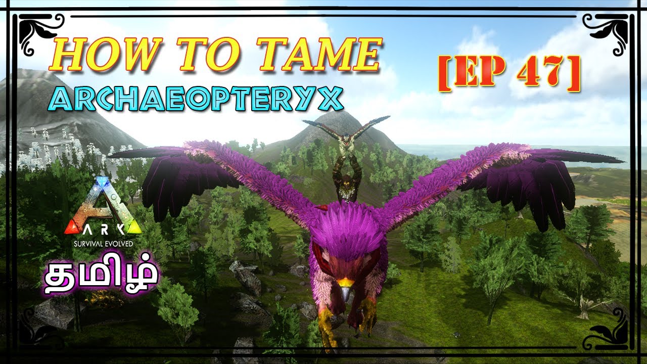 Mr Raptor HOW TO TAME ARCHAEOPTERYX | ARK MOBILE | TAME SERIES EP 47 | MR RAPTOR ...