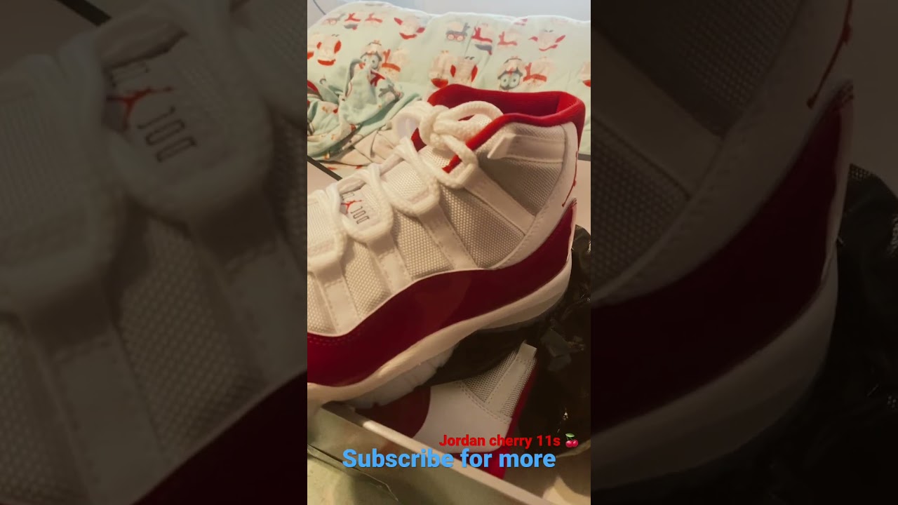 Jordan 11 retro cherry unboxing
