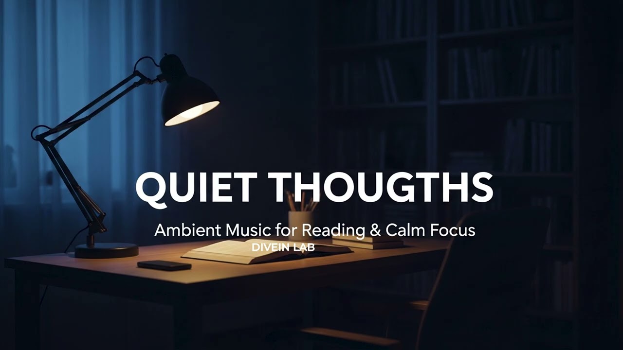 Quiet Thoughts   Ambient Music for Reading & Calm Focus 1 Hour
