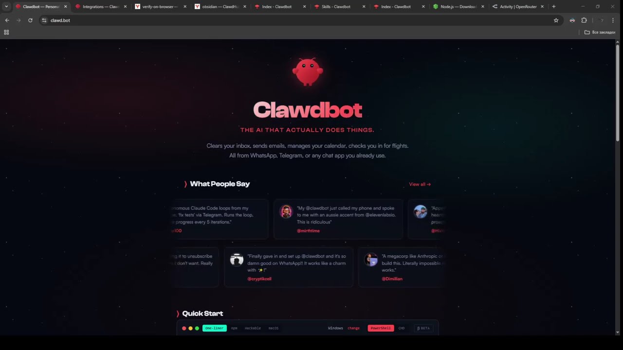 Clawdbot (moltbot) - AI-ассистент, который может ВСЁ (реальные тесты)