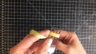 How to tie a bow with a fork