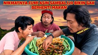 CUMI ASIN SAMBAL HIJAU YANG BIKIN BOROS NASI !!! ENAKNYA KEBANGETAN..