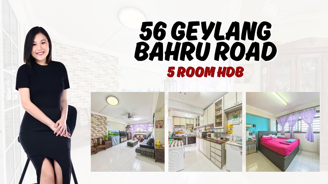 56 Geylang Bahru l Home Tour Series: High Floor Point Block 5-Room Singapore HDB